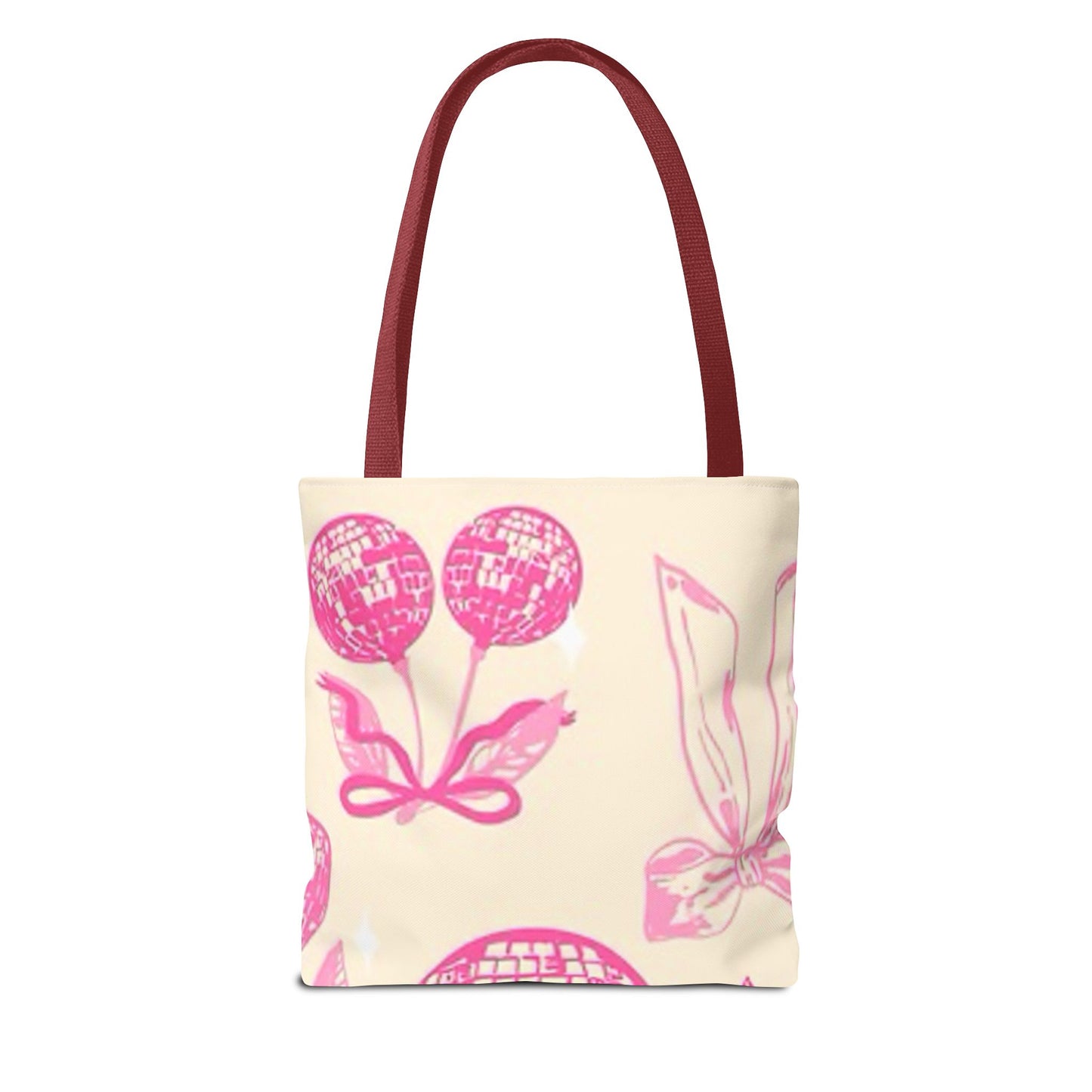 Pink And Cream Bows Brand NEW Tote Bag (AOP)