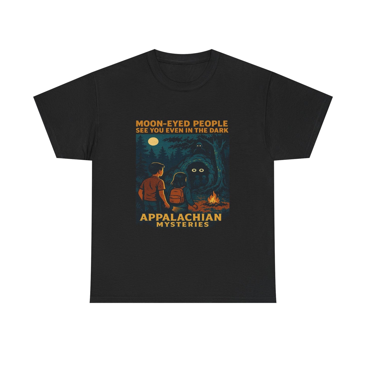 Moon Eyed People Graphic T Shirt Unisex Heavy Cotton Tee