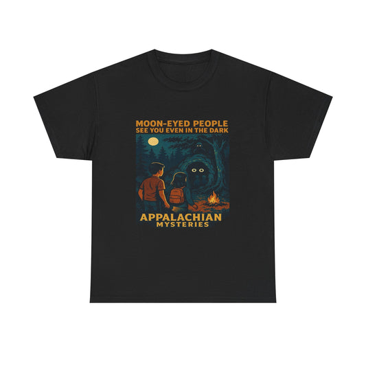 Moon Eyed People Graphic T Shirt Unisex Heavy Cotton Tee