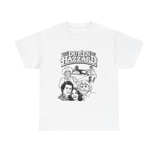 The Dukes Of Hazzard T Shirt Vintage Unisex Heavy Cotton Tee