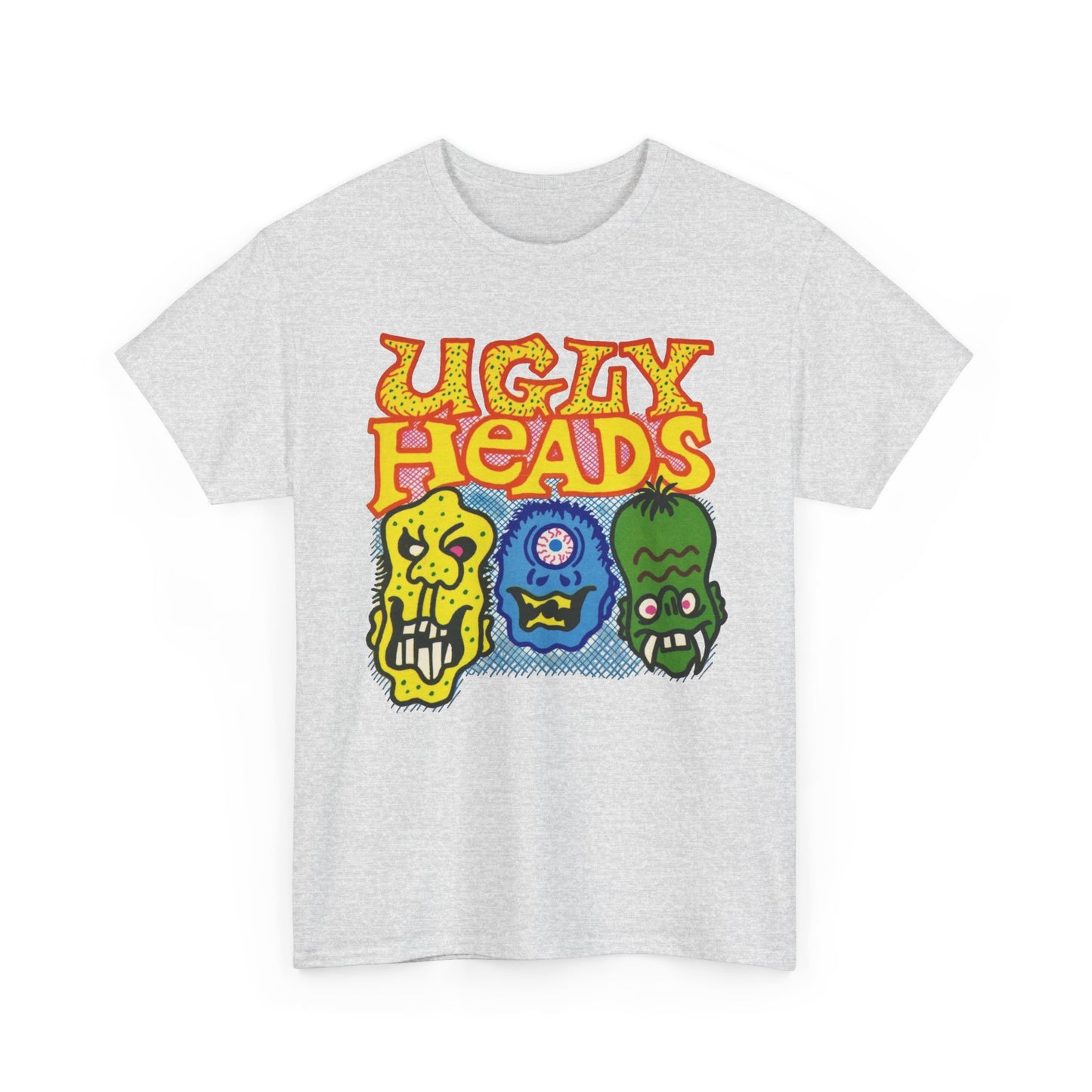 Ugly Heads Vintage 90's Kids Graphic T Shirt Unisex Heavy Cotton Tee