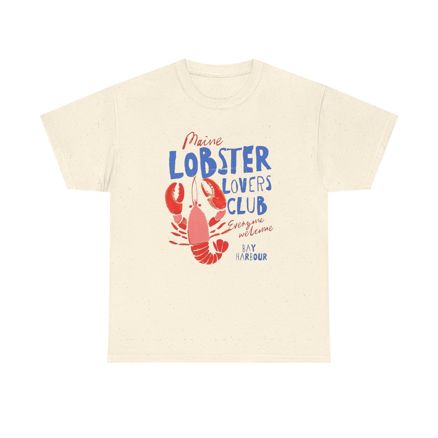 Maine Lobster Lovers Club Graphic T Shirt NEW ADULT