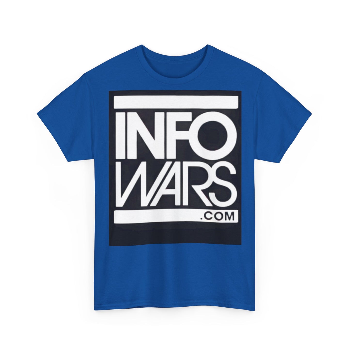 Info Wars Tshirt Alex Jones Rogan American Funny Podcast Unisex Heavy Cotton Tee
