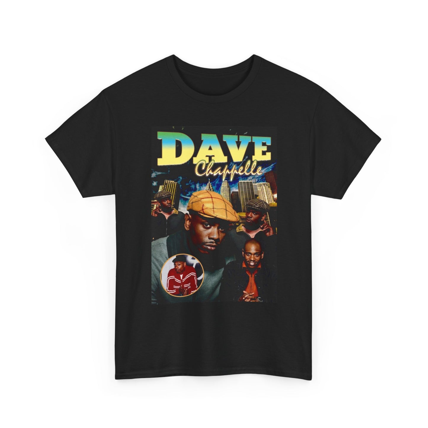 Dave Chappelle Graphic T Shirt Vintage 90s Comedy Unisex Heavy Cotton Tee