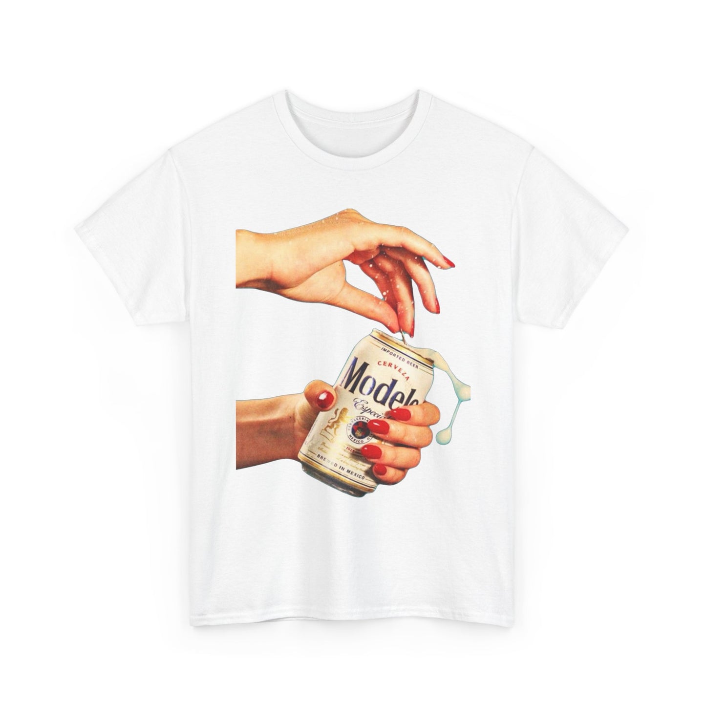 Modelo Beer Vintage Poster T Shirt Unisex Heavy Cotton Tee Gift