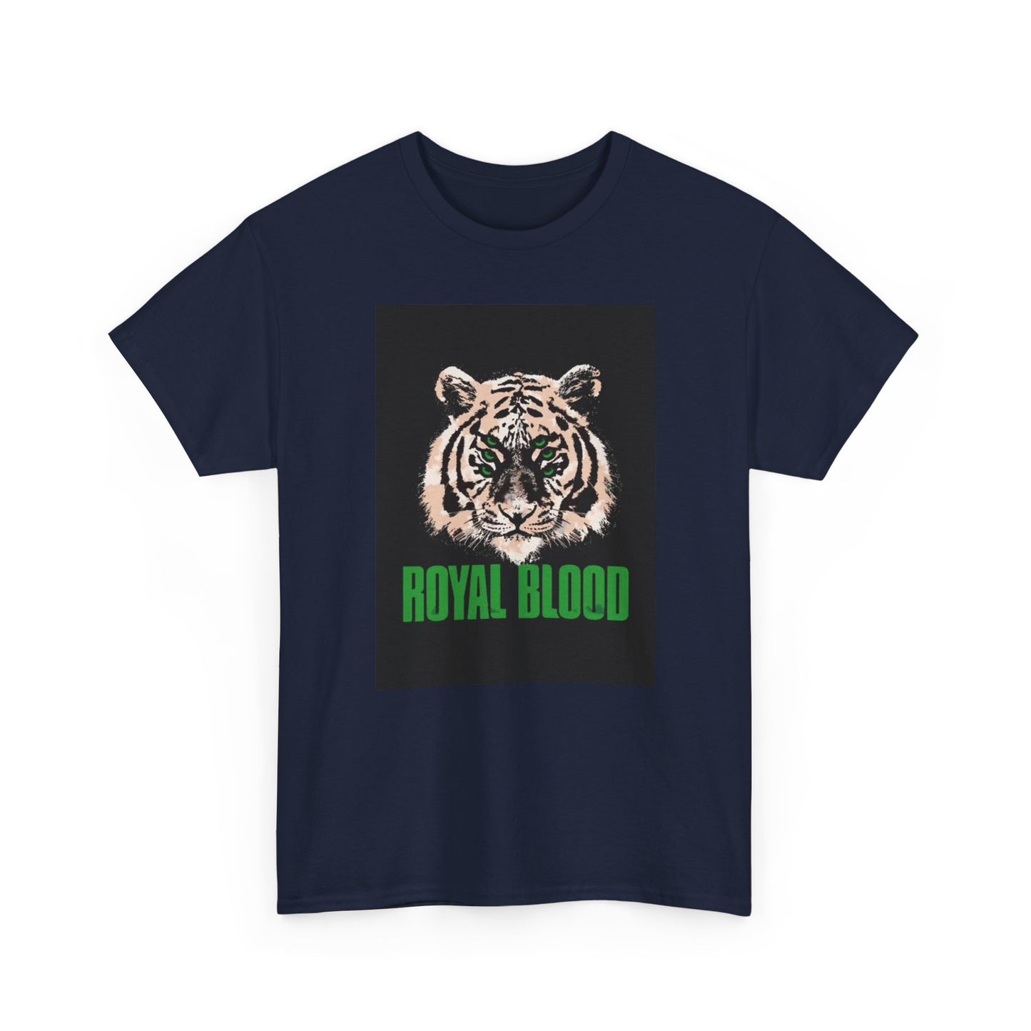 Royal Blood Tshirt Rock band Graphic Tiger Unisex Heavy Cotton Tee Vintage art