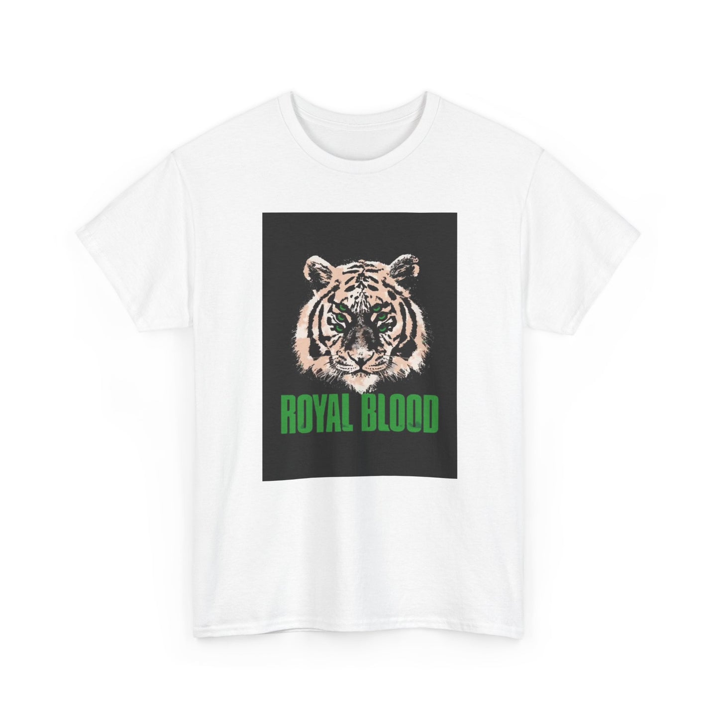 Royal Blood Tshirt Rock band Graphic Tiger Unisex Heavy Cotton Tee Vintage art