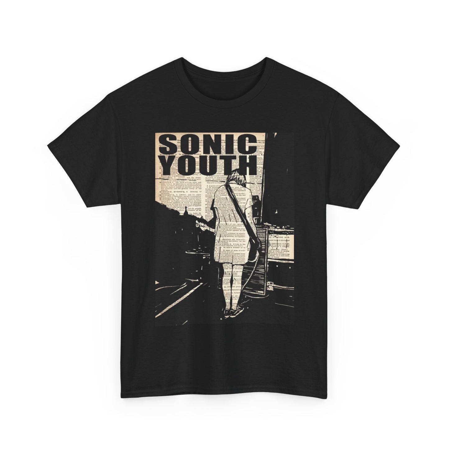 Sonic youth T-shirt vintage art punk rock retro Unisex Heavy Cotton Tee