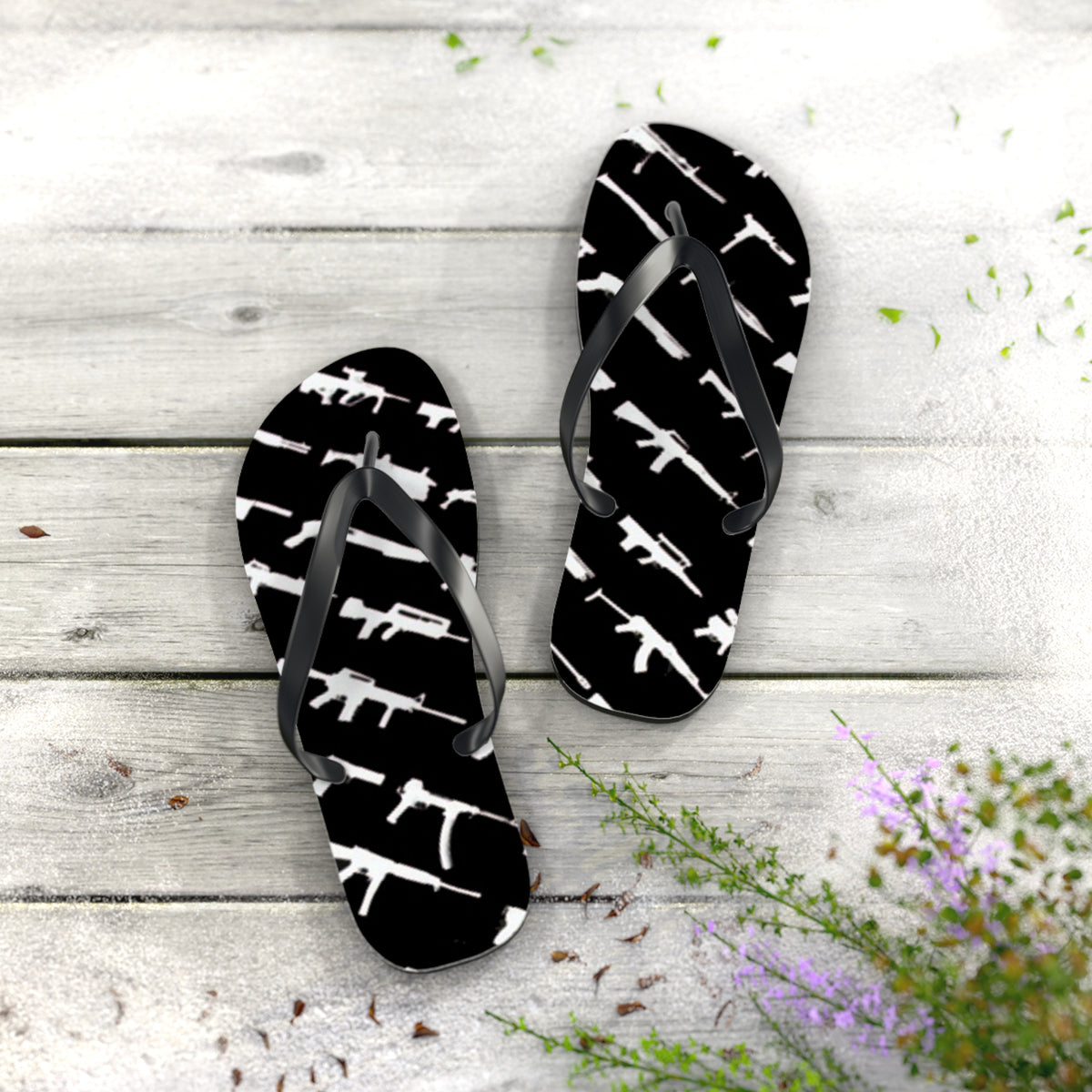 WAVES And SUN Co Sandals Gun Collection - Flip Flops -Slides Summer Beach