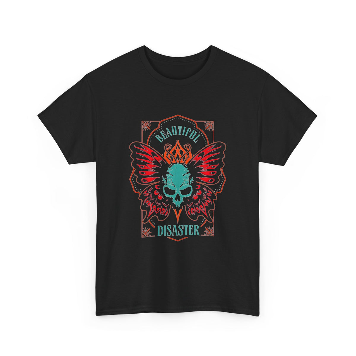 Beautiful Disaster Graphic T Shirt Men's Heavy Cotton Tee