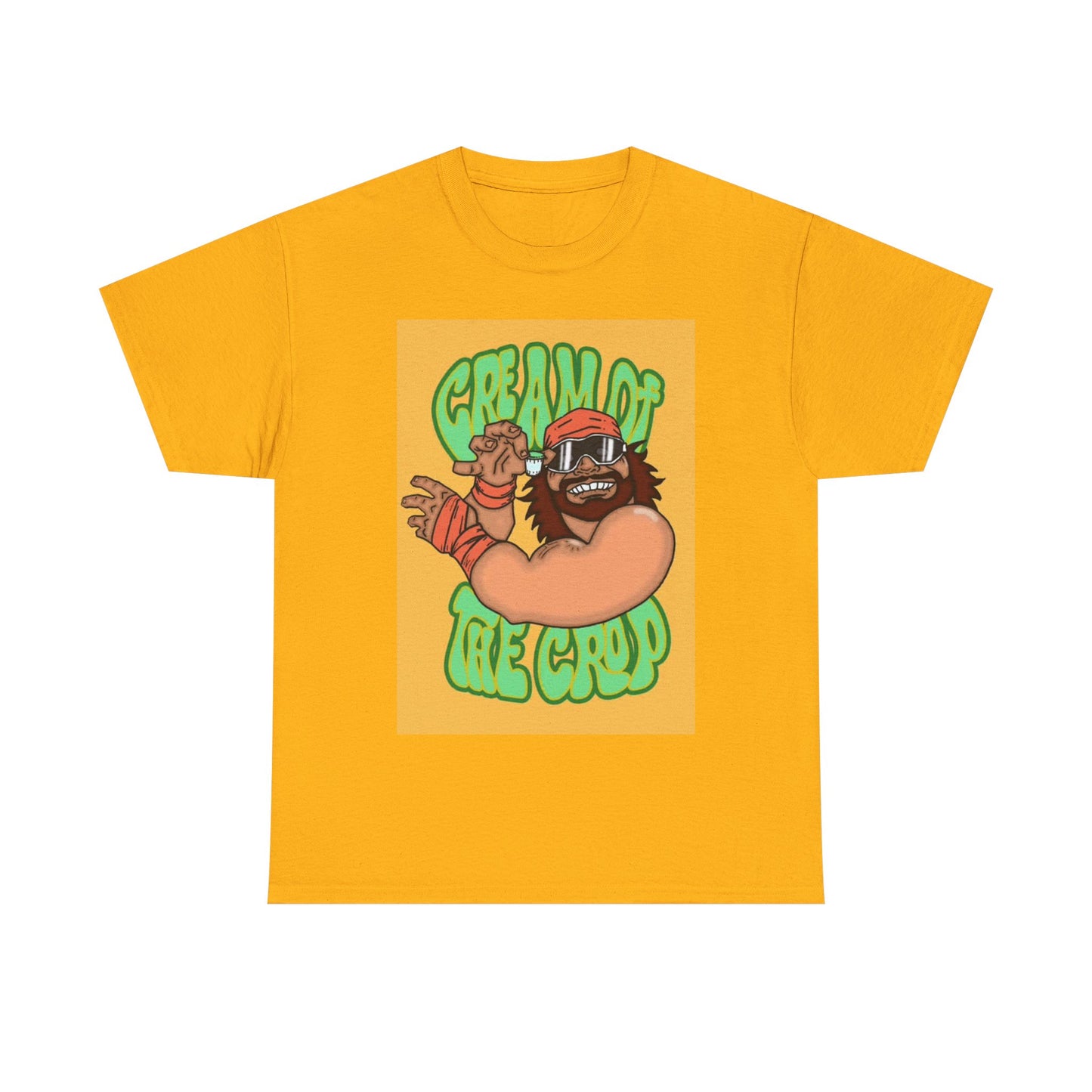 Macho Man Tshirt Vintage Wrestling Graphic WWE Unisex Heavy Cotton Tee WWF