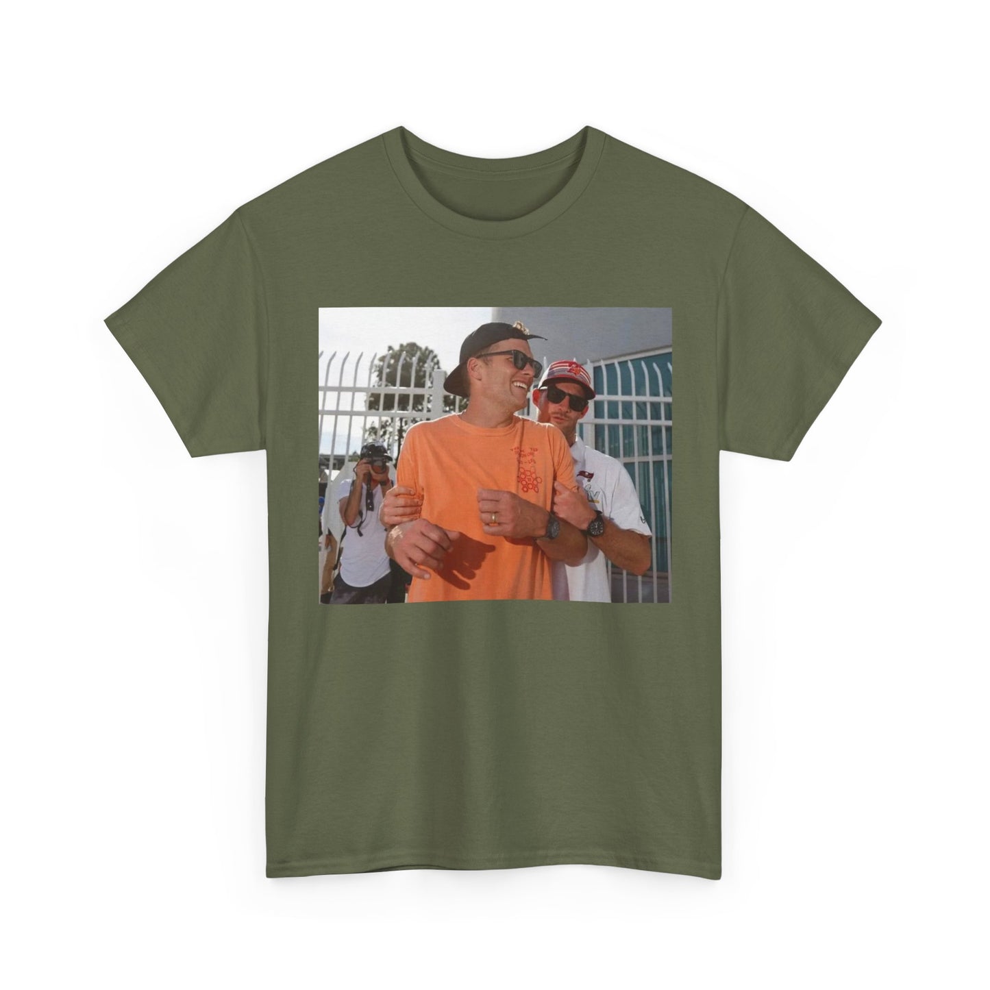 Tom Brady funny drunk T-shirt buccaneers Florida patriots Unisex Heavy Cotton