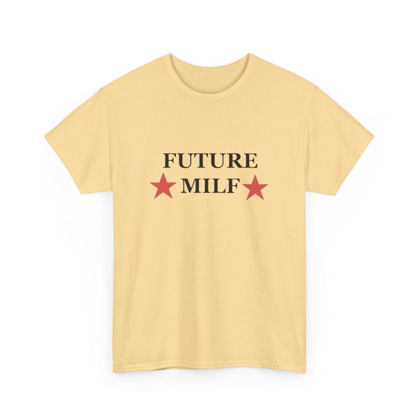 Future Milf Funny Mom Jokes Graphic T Shirt NEW Adult Unisex Heavy Cotton Tee