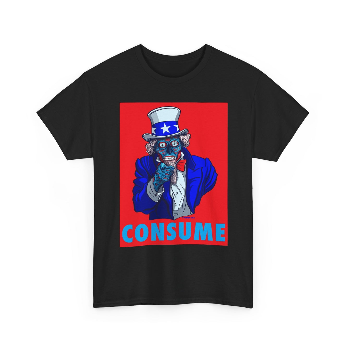 Obey And Consume Graphic T Shirt Vintage Art Unisex Heavy Cotton Tee