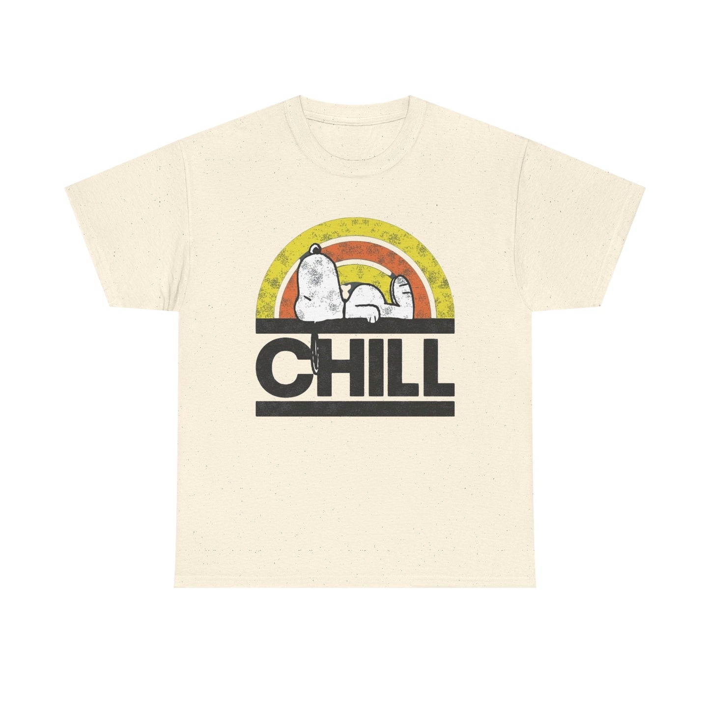 Chill Dog Graphic T Shirt NEW Vintage Unisex Heavy Cotton Tee