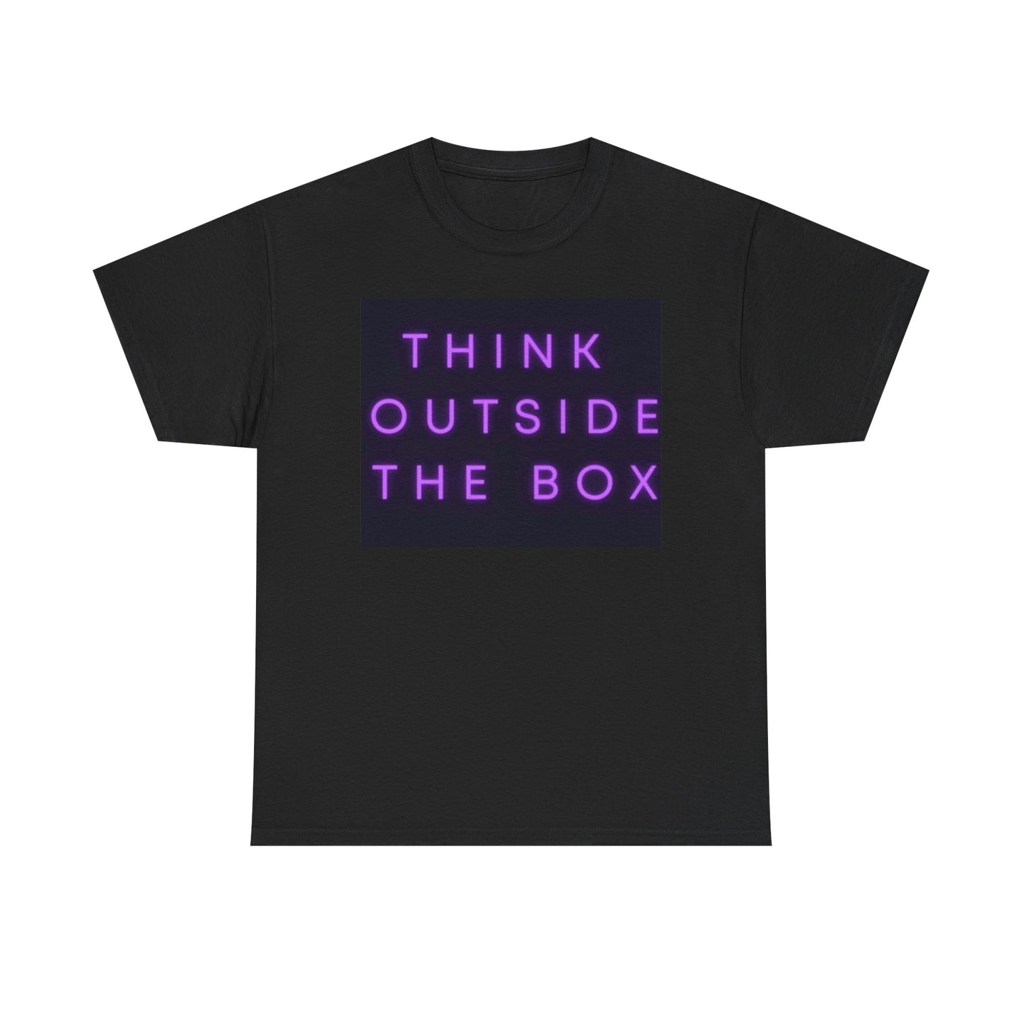 Think Outside The Box Graphic T Shirt Motivation Unisex Heavy Cotton Tee