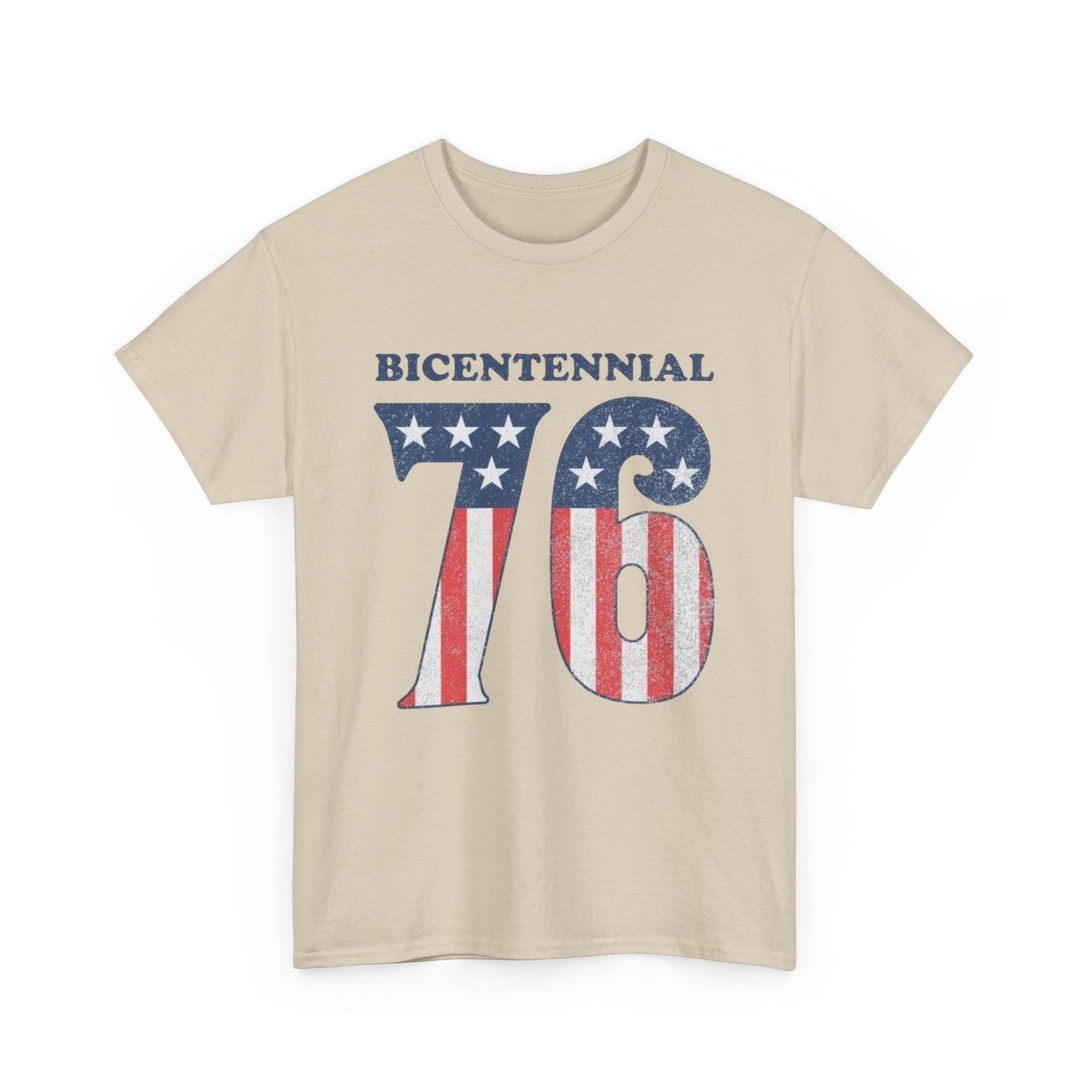 Bicentennial USA 76 Anniversary Graphic T Shirt Adult New Tee