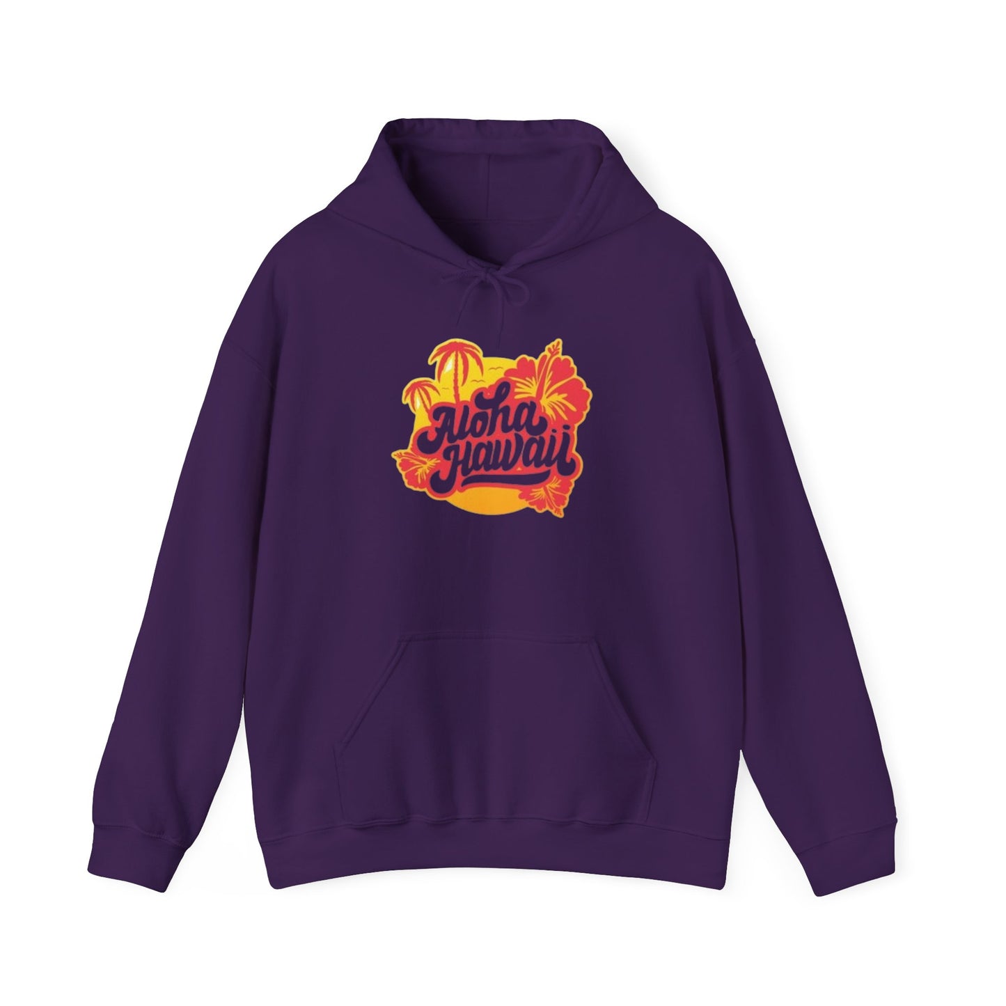Aloha Hawaii Graphic Hoodie Unisex Heavy Blend™ Hooded Sweatshirt