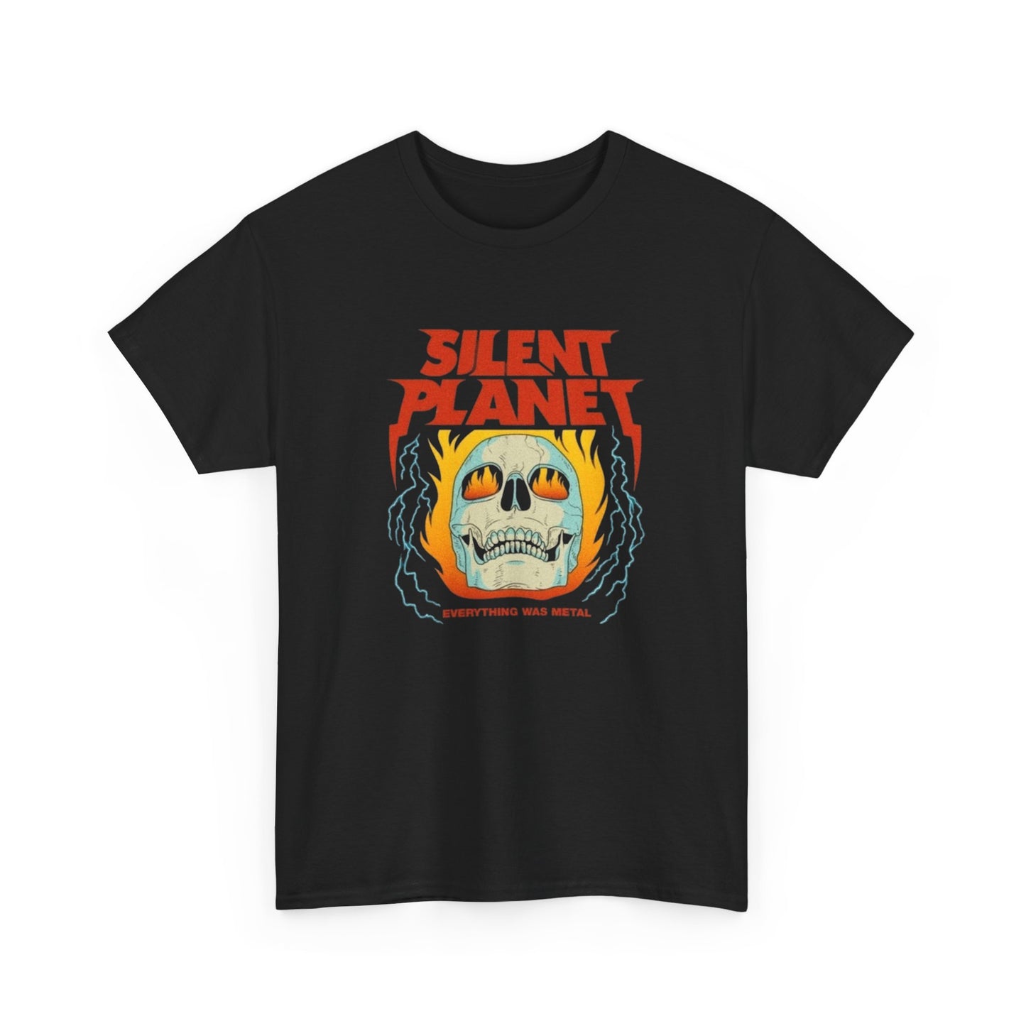 Silent Plant Metal Skulls Graphic T-Shirt Brand New Unisex Heavy Cotton Tee