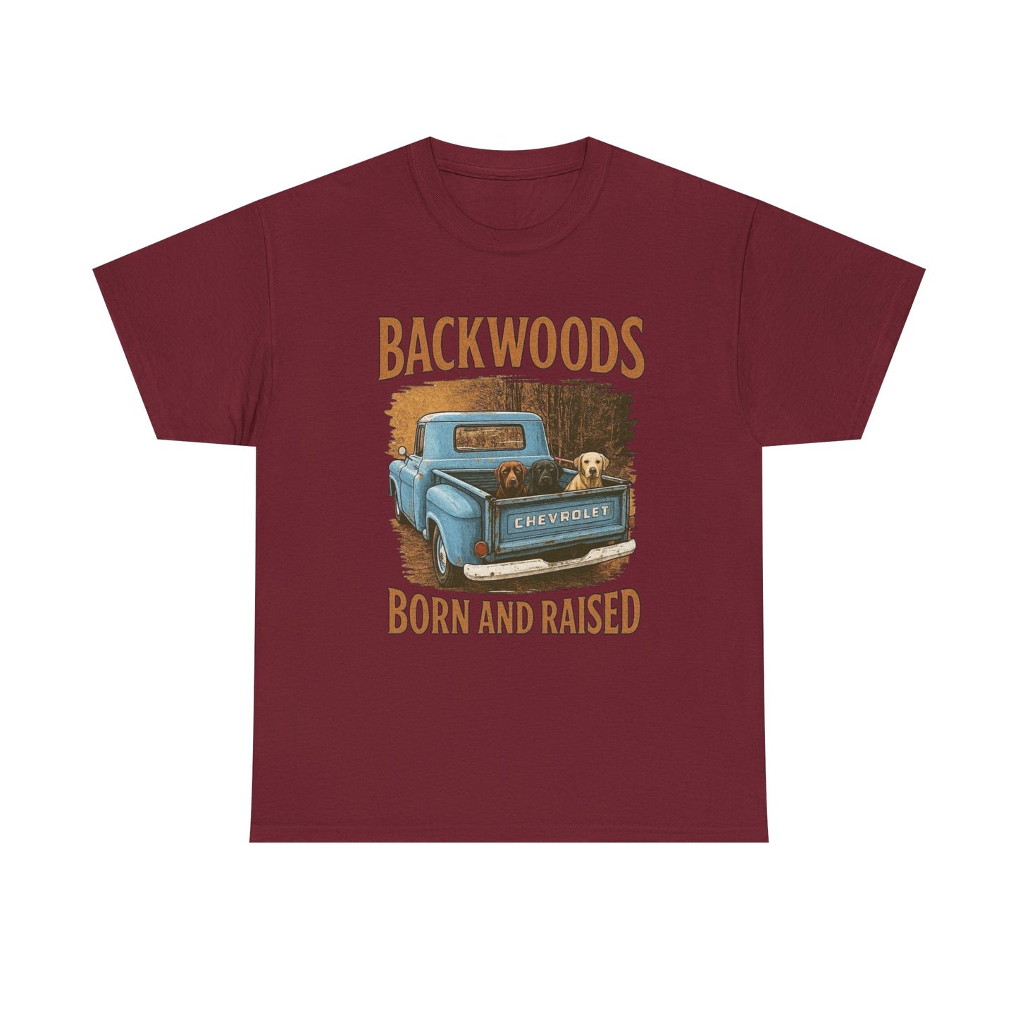 Backwoods Born And Raised Graphic T Shirt NEW ADULT Tee