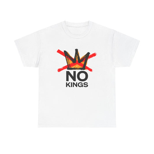 No Kings Graphic T Shirt Protest Resist BLM Support Unisex Heavy Cotton Tee