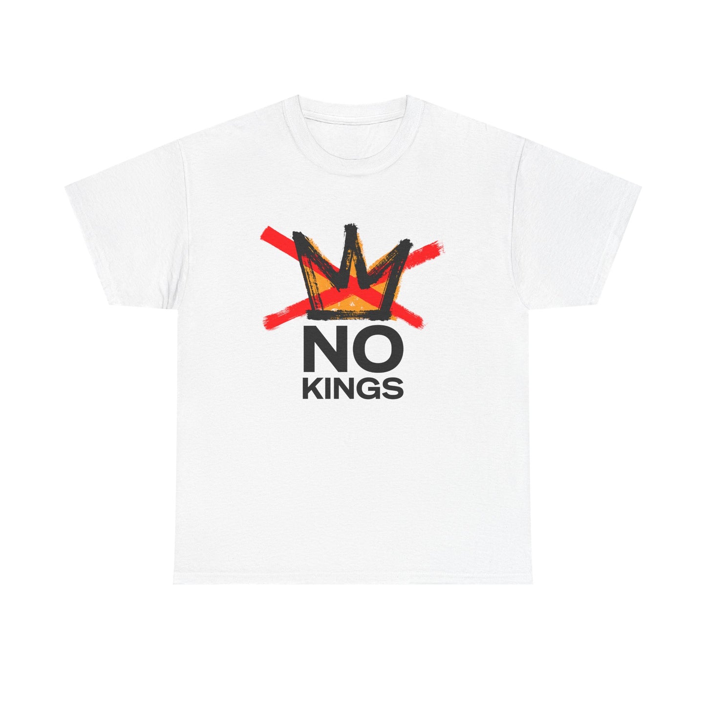 No Kings Graphic T Shirt Protest Resist BLM Support Unisex Heavy Cotton Tee