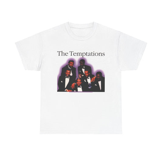 The Temptations Tshirt Cd Cover Vintage Concert Graphic Unisex Heavy Cotton Tee