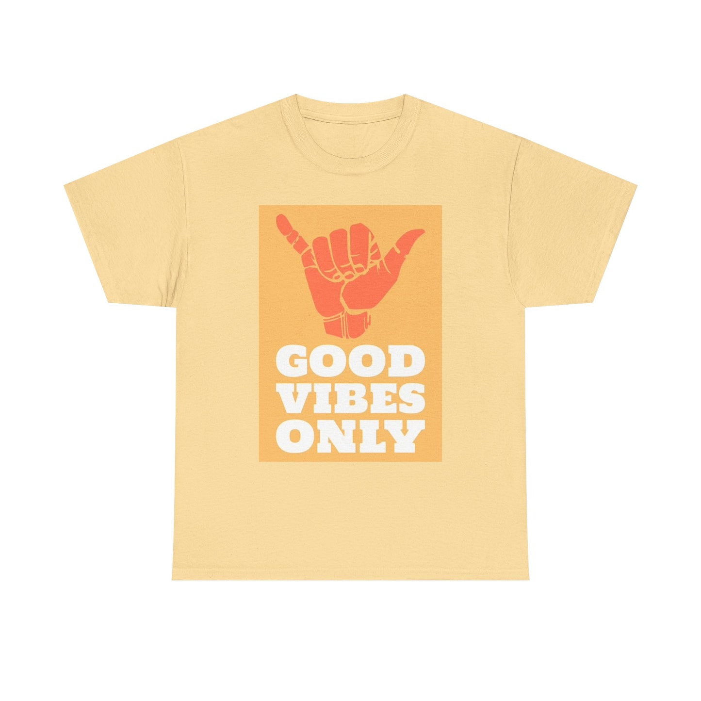 Only Good Vibes Graphic T Shirt Summer Vacation Unisex Heavy Cotton Tee