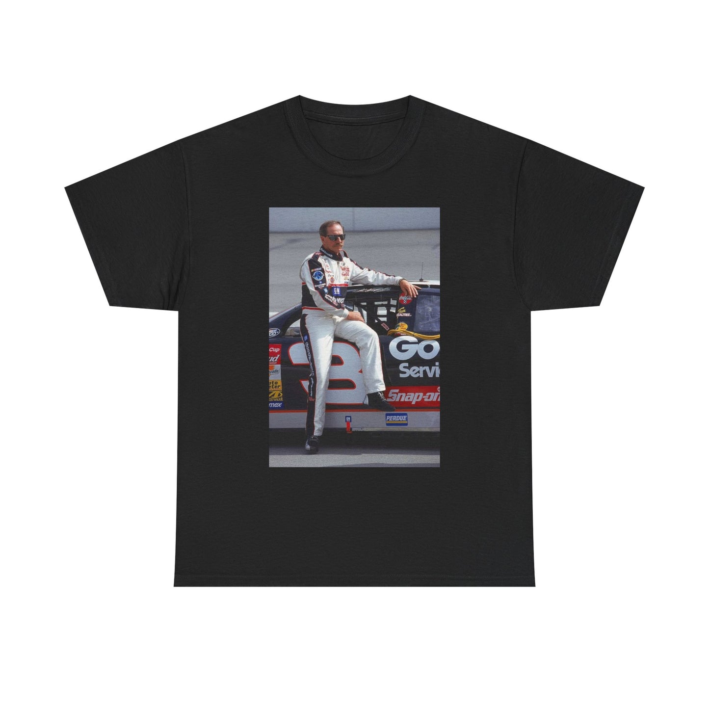 Dale Earnhardt Vintage Racing Graphic Retro Unisex Heavy Cotton Tee Classic