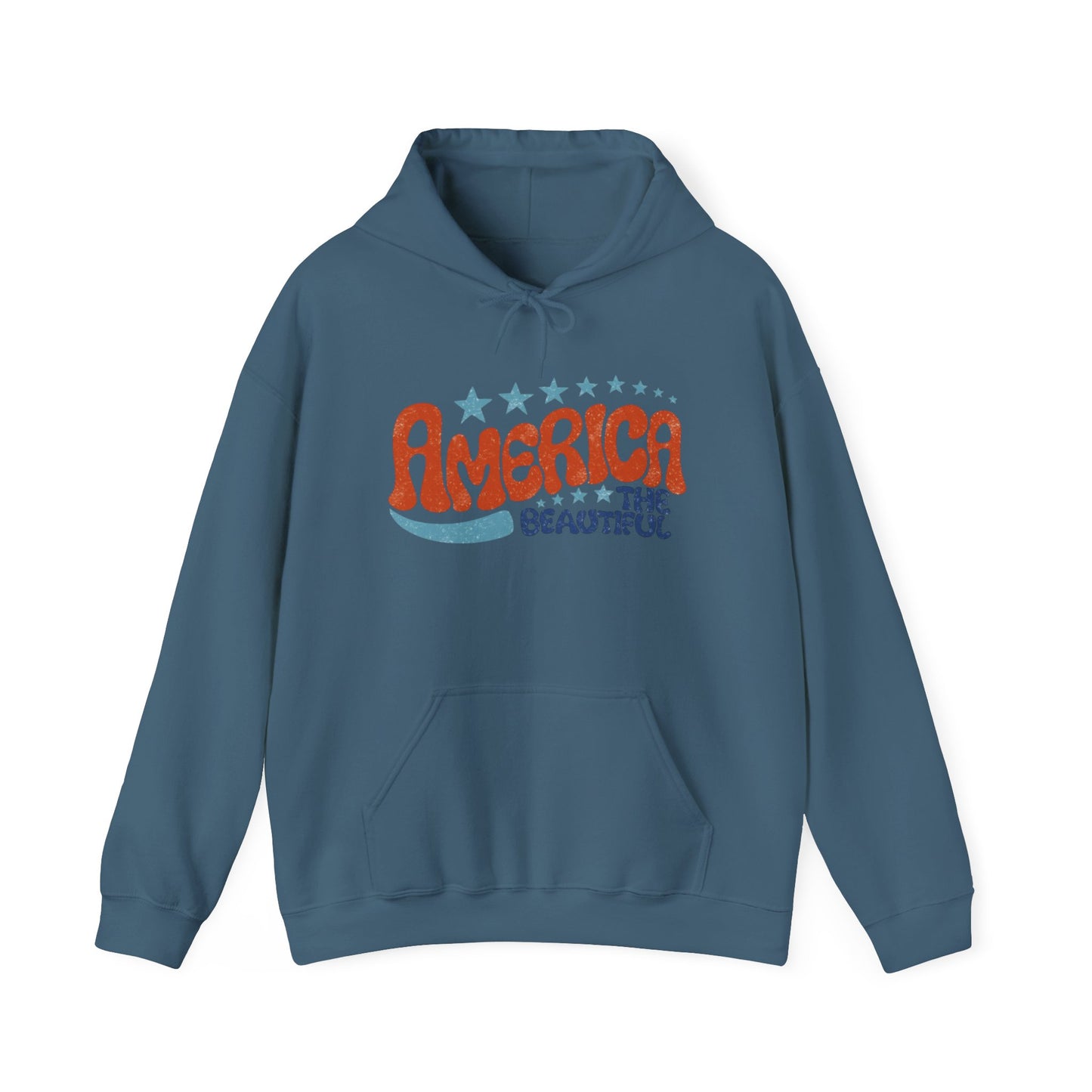 America The Beautiful Graphic Hoodie Heavy Blend™ NEW Sweatshirt