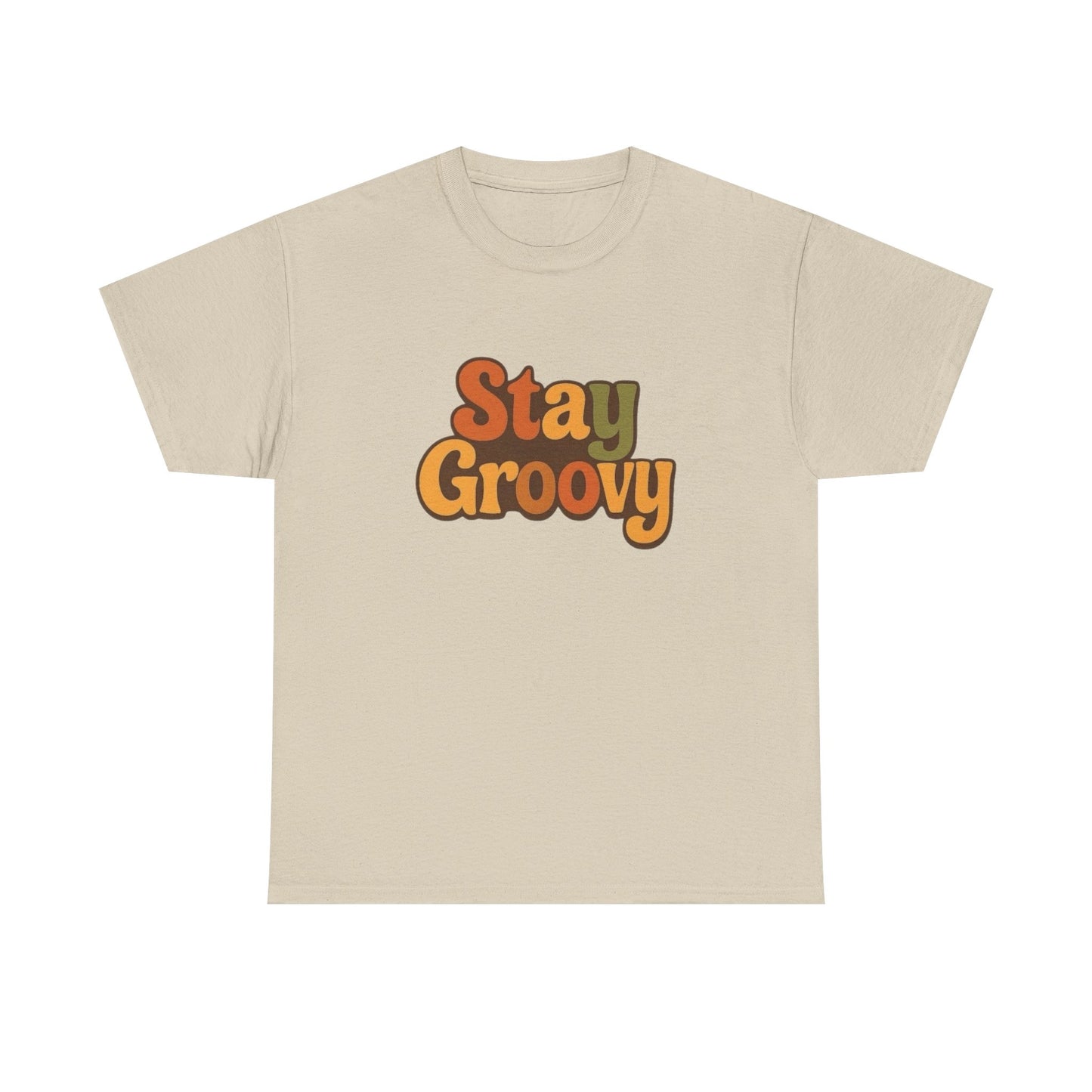 Stay Groovy Graphic T Shirt NEW Adult Regular Sizing Tee