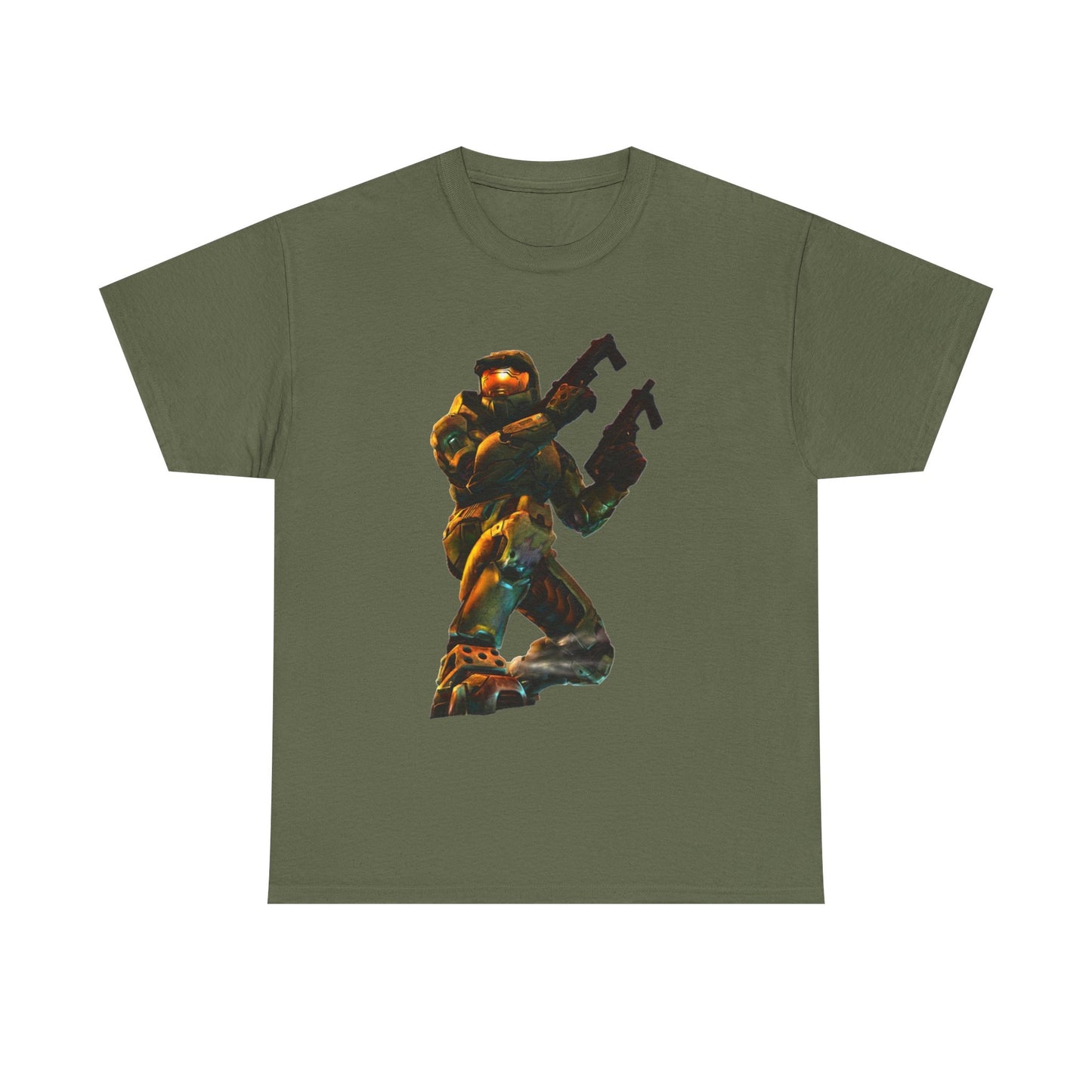 Halo Master chief Tshirt Xbox Retro Gaming Vintage Unisex Heavy Cotton Tee