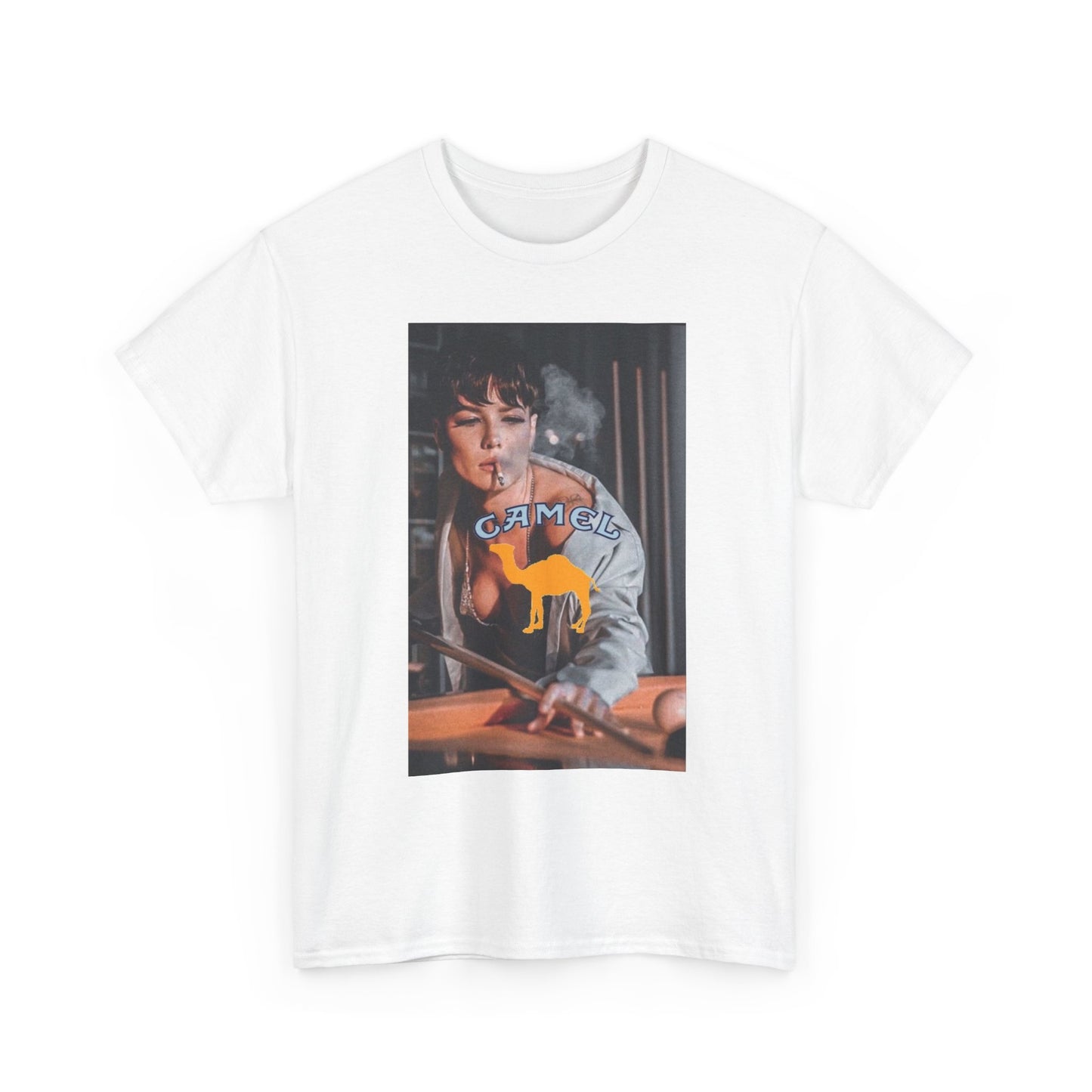 Camel Cigarettes Vintage Graphic T Shirt S-5XL Unisex Heavy Cotton Tee