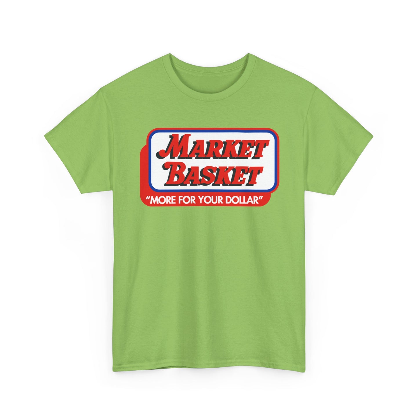 Boston vintage New England market basket patriots Heavy Cotton Tee