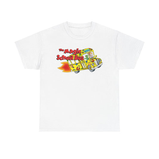 The Magic School Bus Graphic T Shirt Vintage Unisex Heavy Cotton Tee