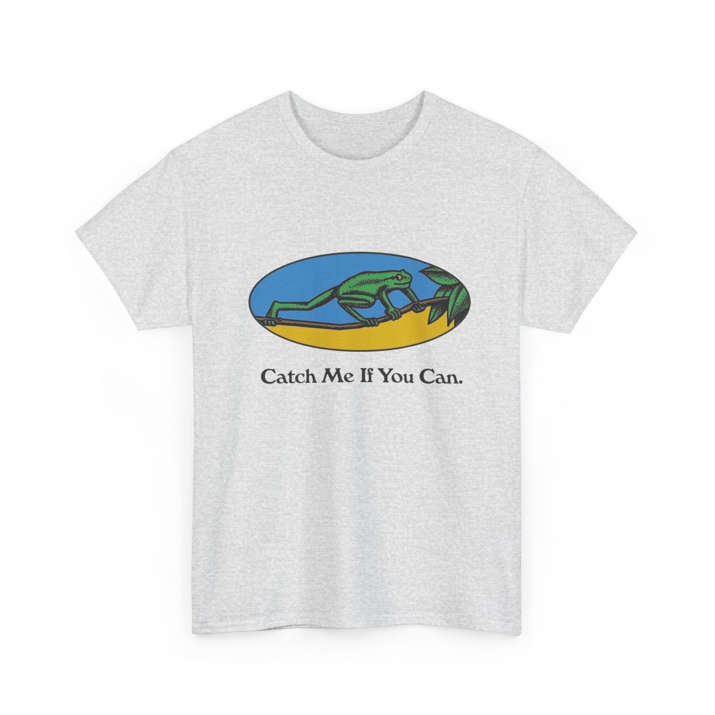 Catch Me If You Can Retro Graphic T Shirt NEW Adult Regular Heavy Cotton Tee