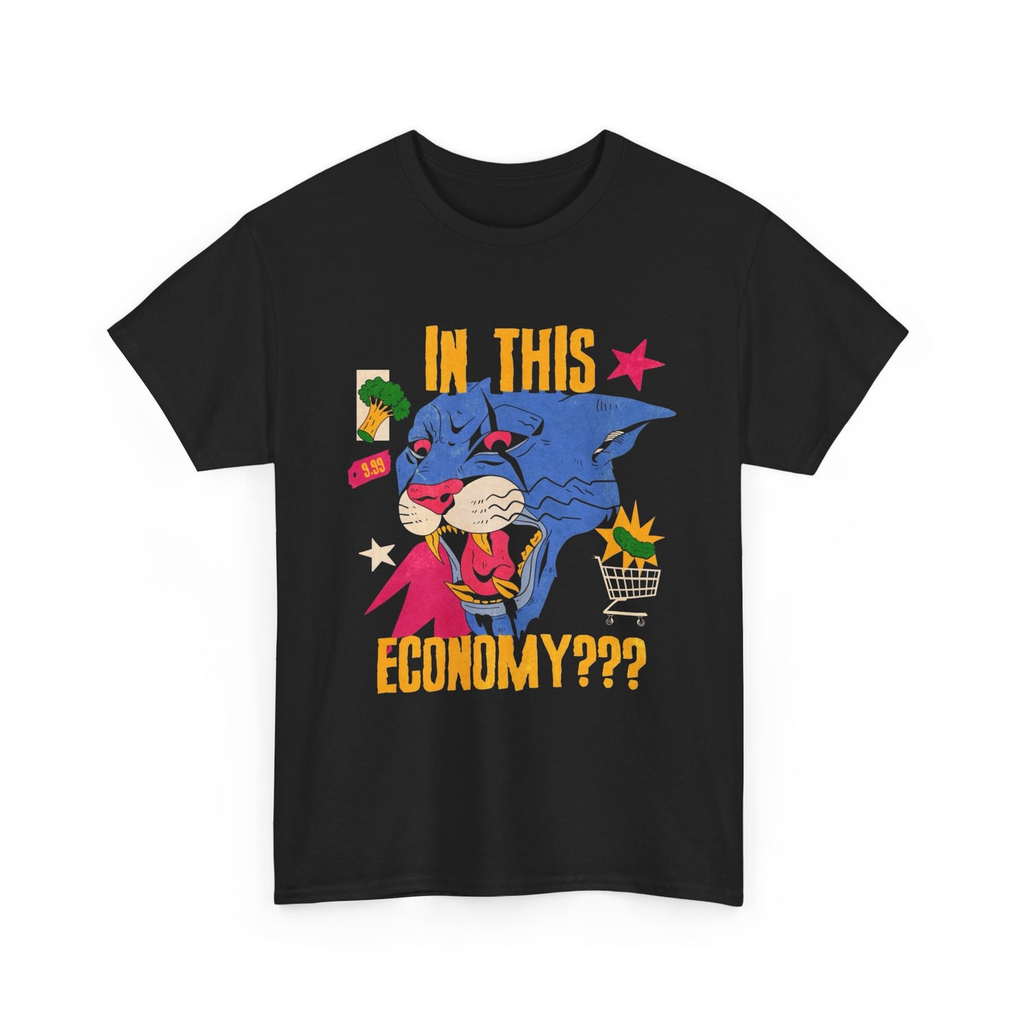 In This Economy Graphic T Shirt NEW Adult Unisex Heavy Cotton Tee