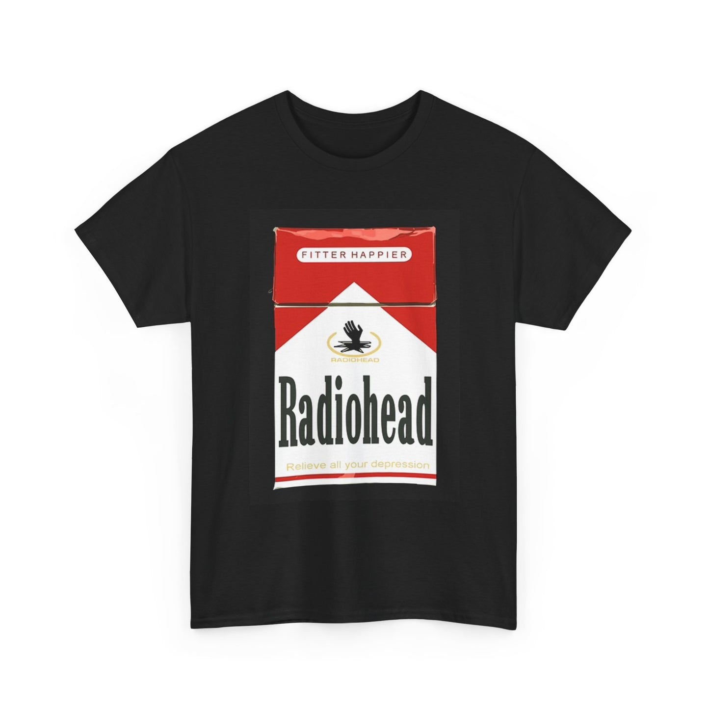 Radiohead Graphic T Shirt Vintage Cigarette Merch Unisex Heavy Cotton Tee