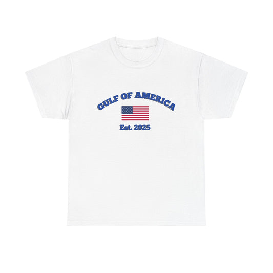 Gulf Of America T Shirt Trump Brand New Unisex Heavy Cotton Tee