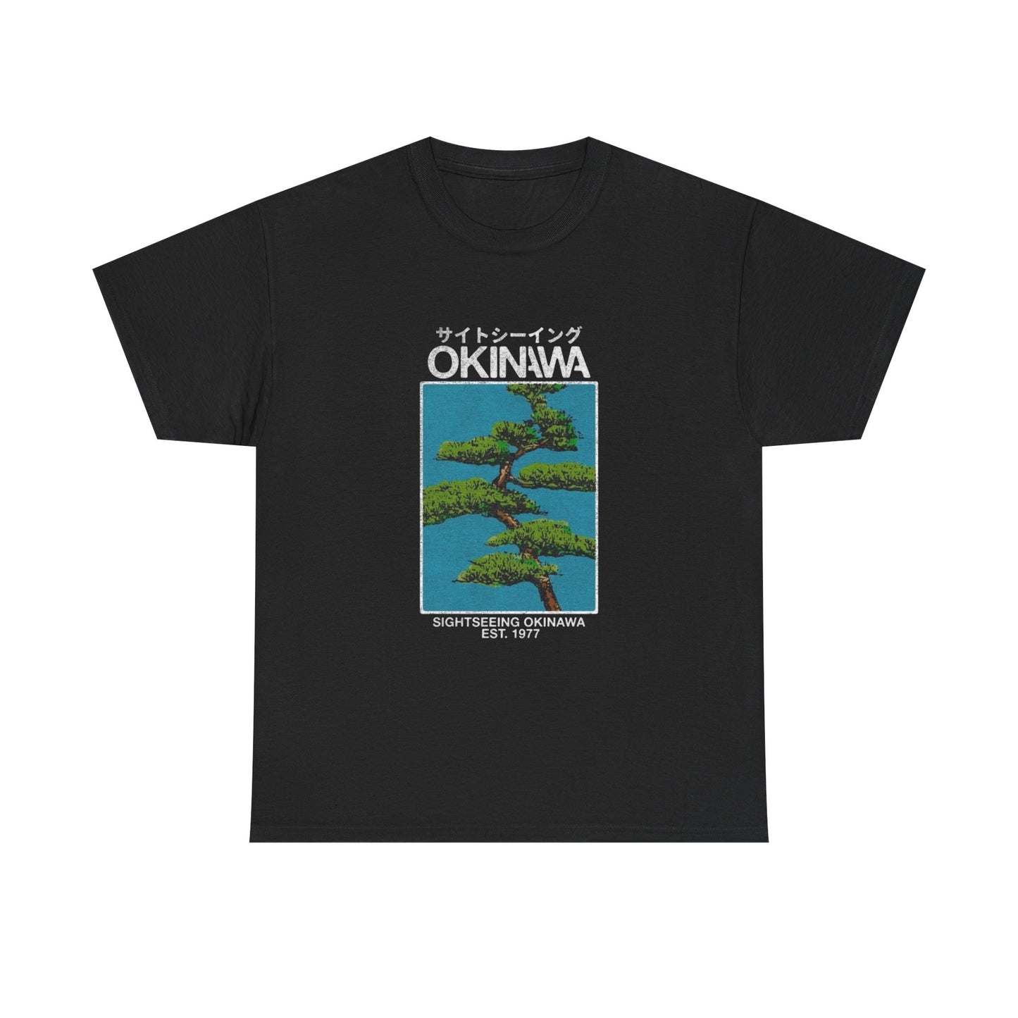 Okinawa Japan Vintage Graphic T-Shirt, Unisex Cotton Shirt