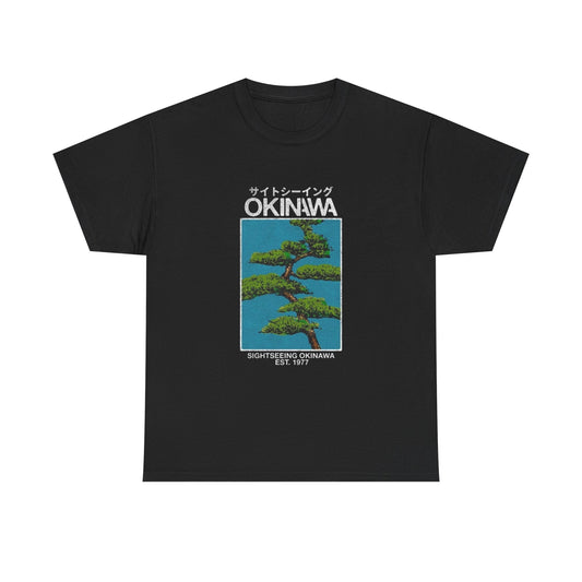 Okinawa Japan Vintage Graphic T-Shirt, Unisex Cotton Shirt