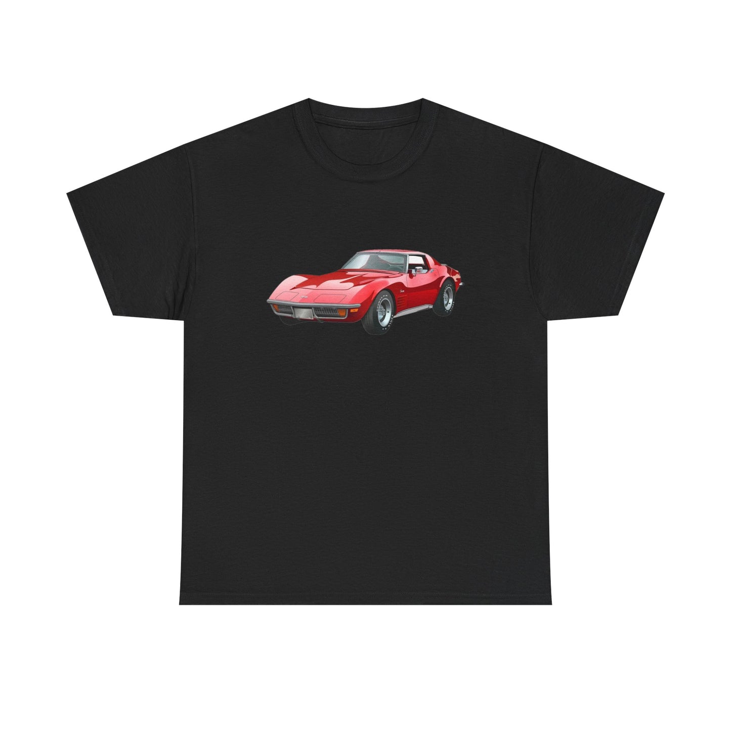 Retro C3 Corvette Muscle Car Graphic T Shirt NEW Unisex Heavy Cotton Tee