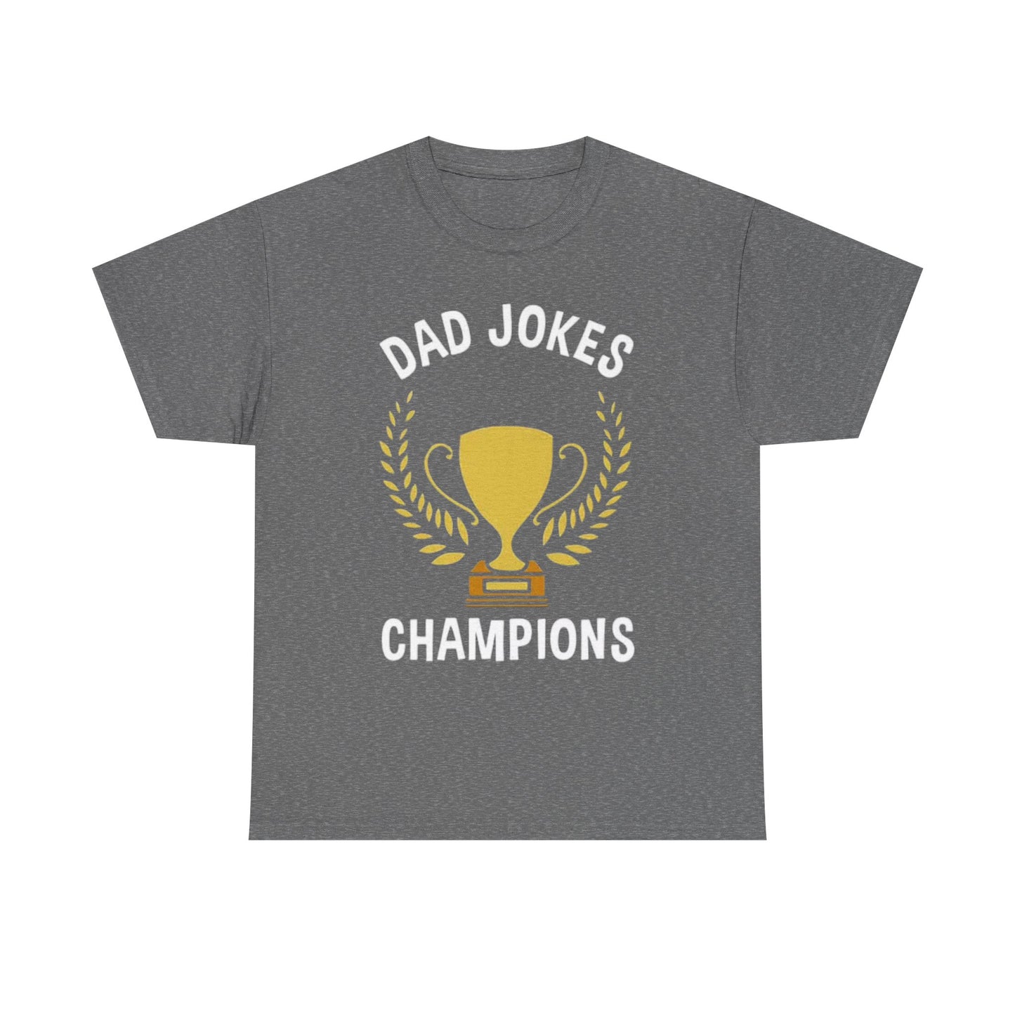 Dad Jokes Champion T SHIRT Retro Funny Jokes GIFT Unisex Heavy Cotton Tee