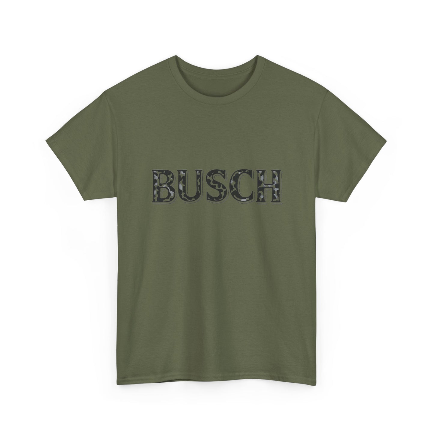 Busch Beer MULTIPLE COLORS Graphic T Shirt NEW Unisex Heavy Cotton Tee