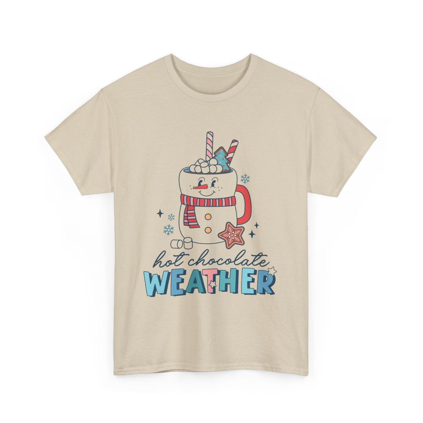 Hot Chocolate Weather Graphic T Shirt ADULT NEW