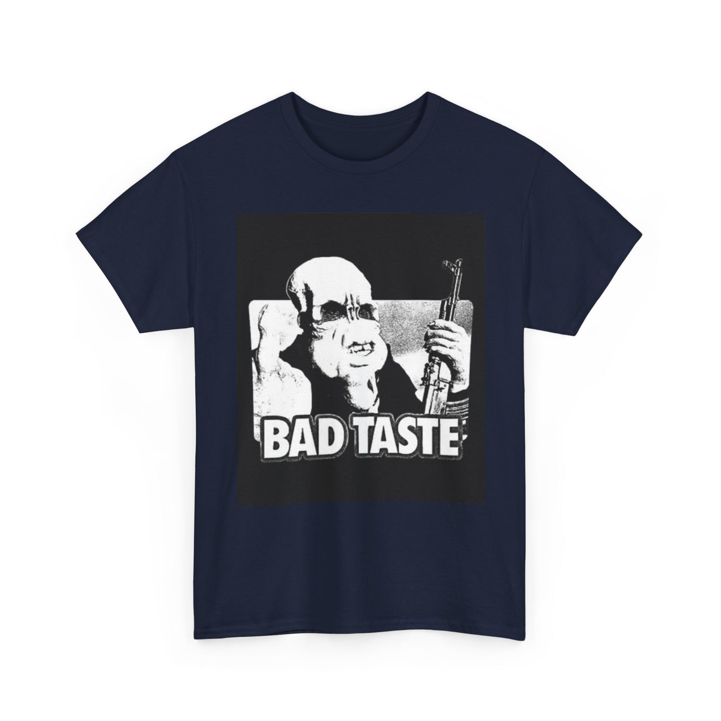Bad Taste Poster Shirt Retro Graphic Art Unisex Heavy Cotton Tee