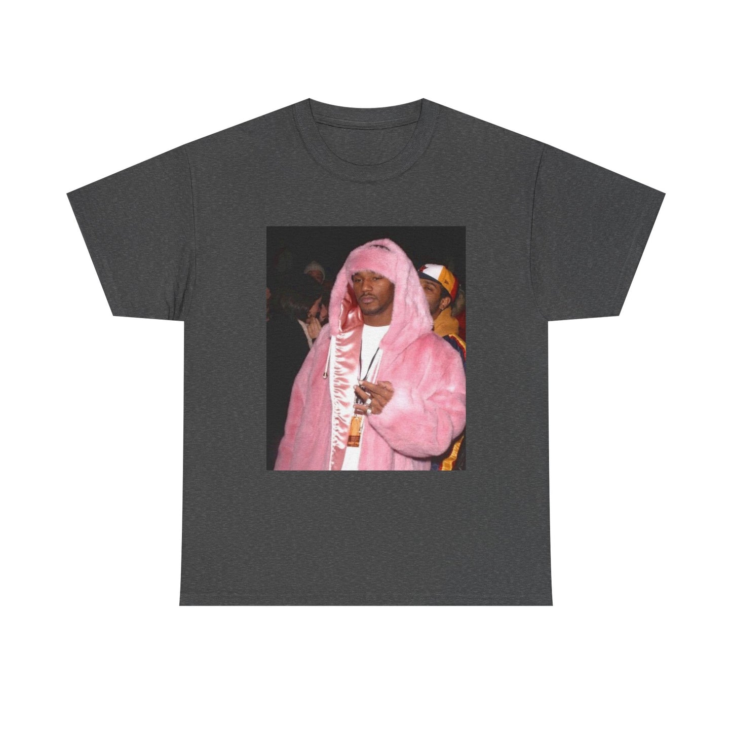 Camron diplomats T-shirt vintage pink fur coat graphic Rap Unisex Heavy Cotton