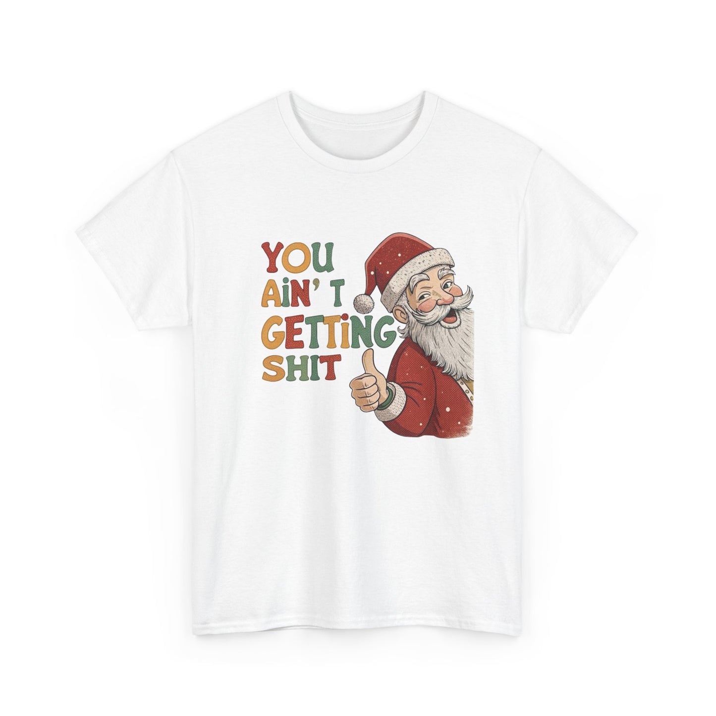 Funny Santa Christmas Graphic T Shirt ADULT NEW