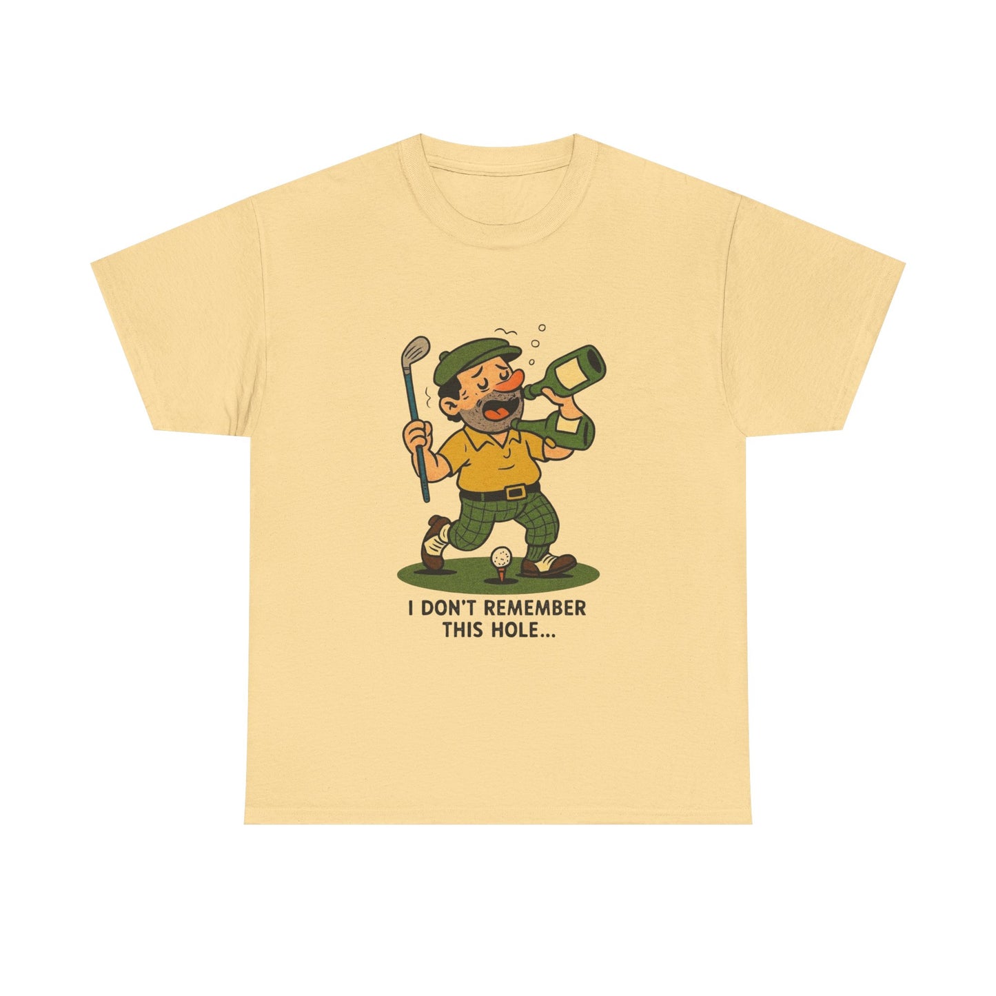 Funny Golfing Drunk Graphic T Shirt ADULT NEW