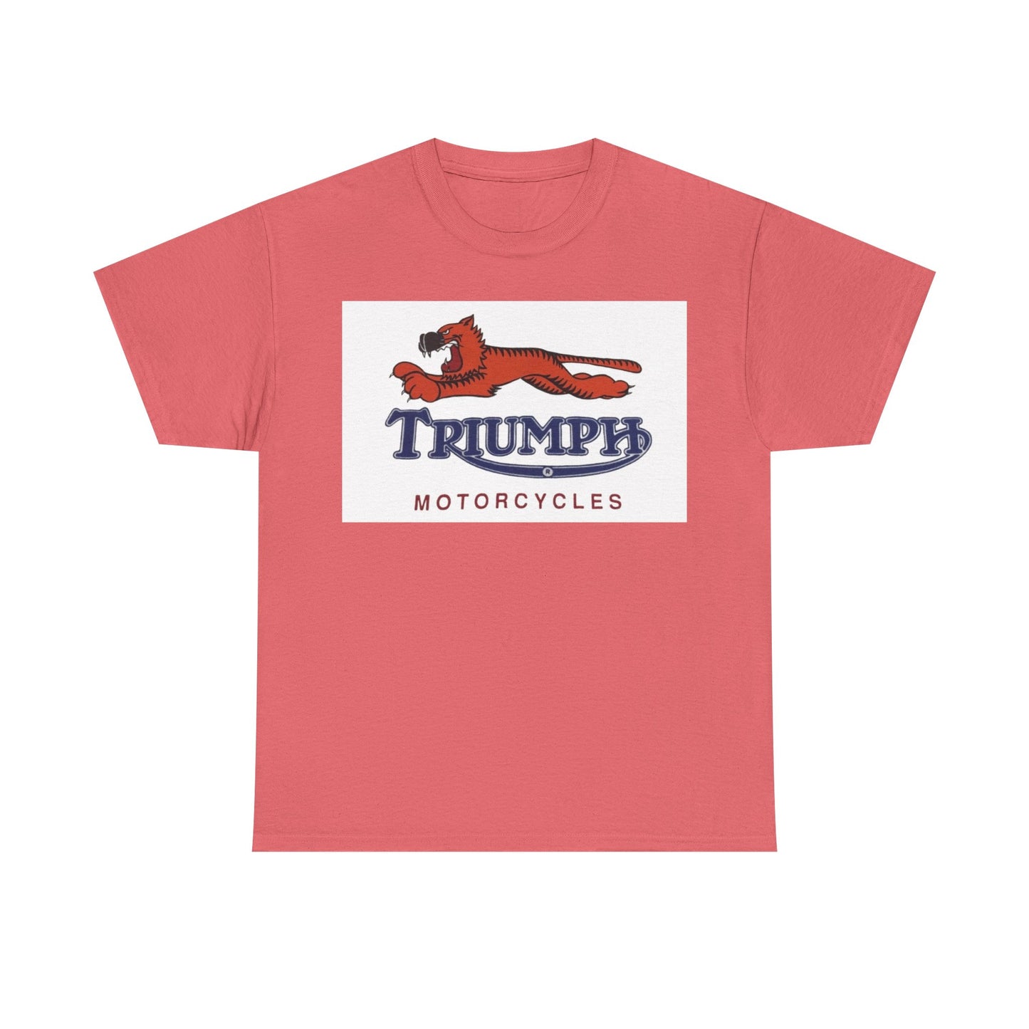Triumph T-shirt vintage motorcycles nostalgia Tiger Unisex Heavy Cotton Tee